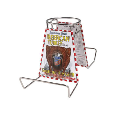 Stainless Steel Beer Can Turkey Rack