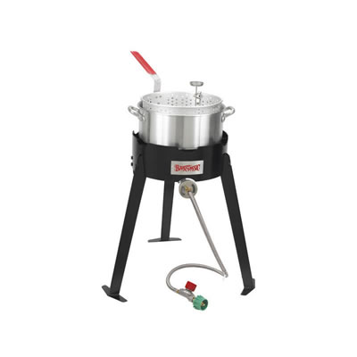 Bayou Classic Outdoor High Pressure Fish Cooker With Aluminum Fry Pot - 14"w - 10 psi (2212)