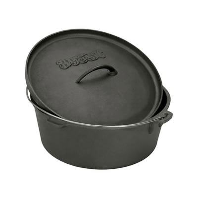 Bayou Classic 4 Quart Cast Iron Dutch Oven (7400)