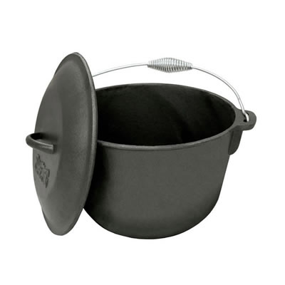 Bayou Classic 6 Quart Cast Iron Covered Soup Pot (7406)