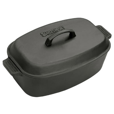 Bayou Classic 12 Quart Cast Iron Oval Roaster (7417)