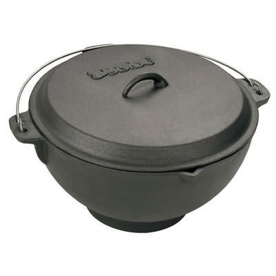 Bayou Classic 2.75 Gallon Cast Iron Jambalaya Pot (7419)
