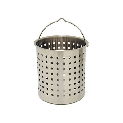 Bayou Classic 102 Quart Stainless Steel Perforated Basket (B102)