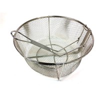 11-in Stainless Fry Basket with Folding Handle