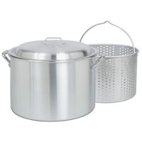 Bayou Classic 20 Quart Aluminum Stockpot w/ Lid &
