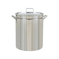 Bayou Classic 62 Quart Stainless Steel Stockpot w/ Lid (1060) / Bayou Classic 62 Quart Stainless Steel Stockpot w