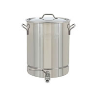 Bayou Classic 16 Gallon Stainless Steel Stockpot w/ Spigot & Lid (1064) / Bayou Classic 16 Gallon Stainless Steel Stockpot 