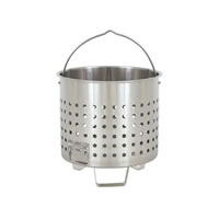 Bayou Classic 102 Quart Stainless Steel Basket w/ Helper Handles (1902)