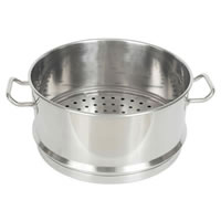 Bayou Classic Stainless Steam Topper (Fits 62, 64 Qt Stockpots) (4862)