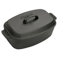 Bayou Classic 12 Quart Cast Iron Oval Roaster (7417) / Bayou Classic 12 Quart Cast Iron Oval Roaster