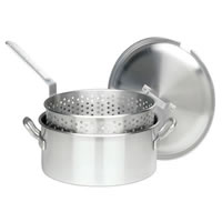 Bayou Classic 14 Quart Aluminum Deep Fryer w/ Basket (1350) (Alternate View 1)