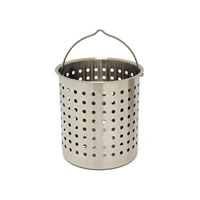 Bayou Classic 44 Quart Stainless Steel Perforated Basket (B144)