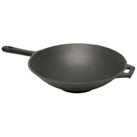 Bayou Classic Cast Iron Wok - 12.5"x3" (7437) (Alternate View 1)