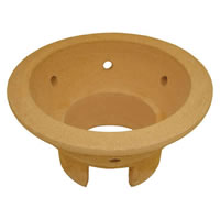 Bayou Classic Ceramic Fire Bowl - Charcoal Plate 