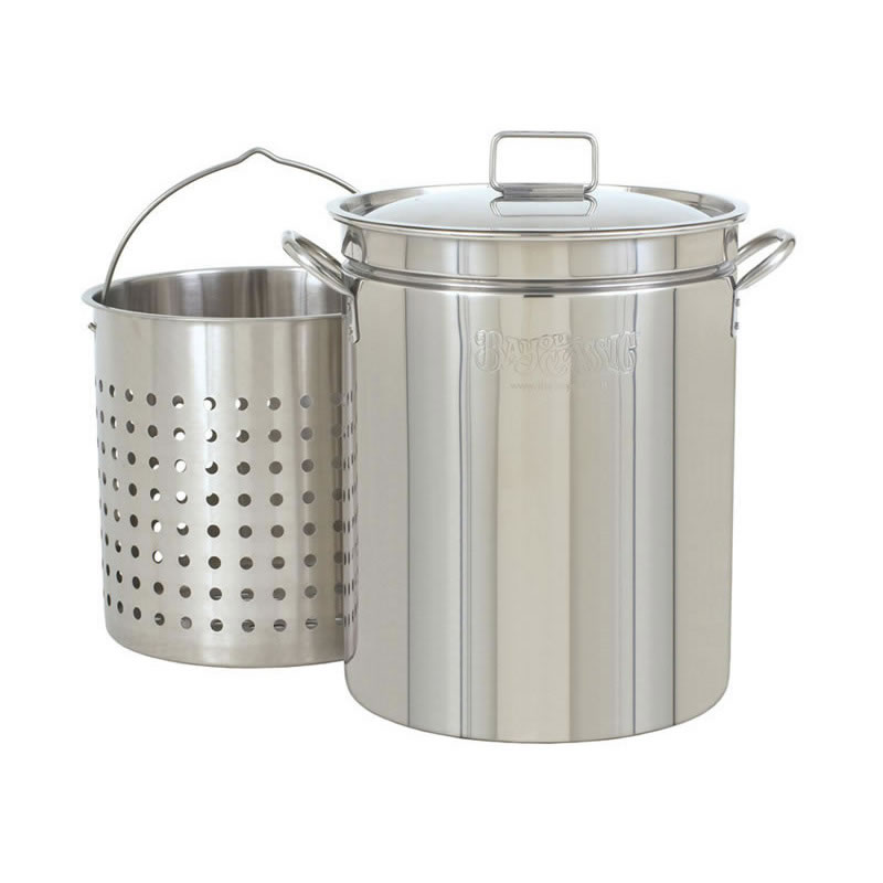 Bayou Classic 44 qt Stainless Stockpot