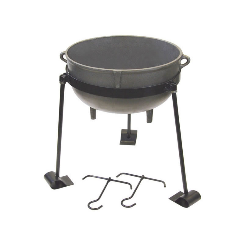 Cast Iron 7-gallon Jambalaya Pot with Stand 7407 – COOKAMP